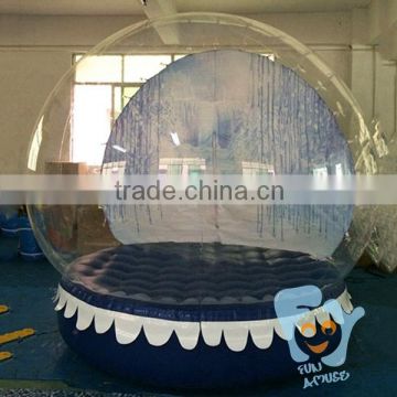 2m to 8m Giant Clear Inflatable Snow Globe Tent for New Year