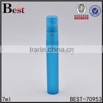 7ml blue travel size empty plastic perfume pen sprayer bottle