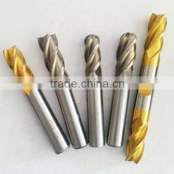 HSS End mills with straight shank DIN844