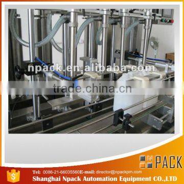 four nozzle horizontal Automatic filling machine liquid