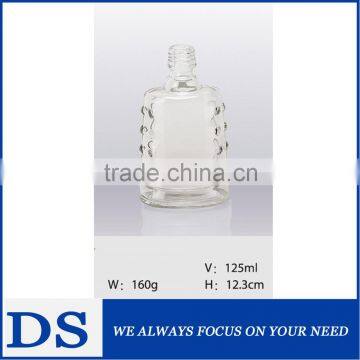 125ml small custom glass drinking bottle