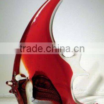 Hand Blown Glass Table Decoration XO-A012 And Art Crystal Table Decor Sea Fish