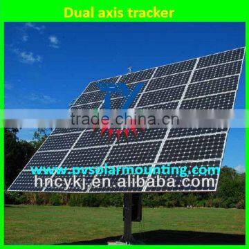 PV solar panel ground dual axis/2axis trackers