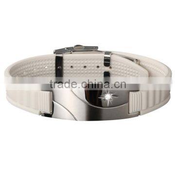 Noproblem D007 FDA Germanium Tourmaline Power Magnetic Scalar Energy Zircon Crystal Bracelet