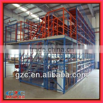 Storage Mezzanine Rack Floor System with Office Area Warehouse Racking 2-tier Steel Platform CE ISO9001