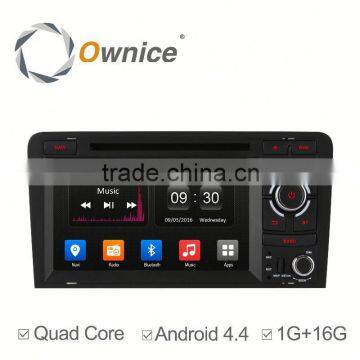 Factory Price Ownice C300 Andriod 4.4 Quad Core Car GPS Navigation system for Audi A3 S3 Built-in Wifi