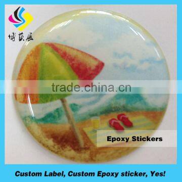 Custom Epoxy Sticker Clear Dome Epoxy Resin Sticker photo-4