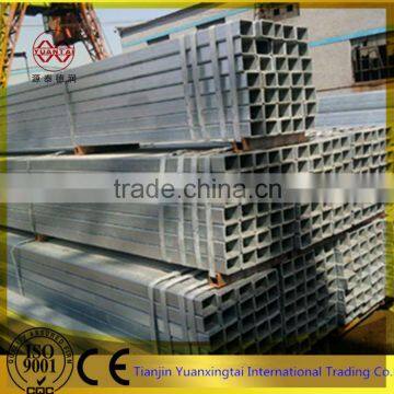 Best price galvanised pipe /GI rectangular section tube/Galvanised RHS pipes made in China