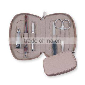 Manicure & Pedicure Set with Nail Scissor Slanted Tweezer Cuticle Pusher A Nail Diamond File Toe Nail Clipper