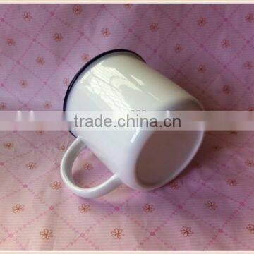 Enamel Porcelain Cup Has Customize Logo Enamel Mug photo-2