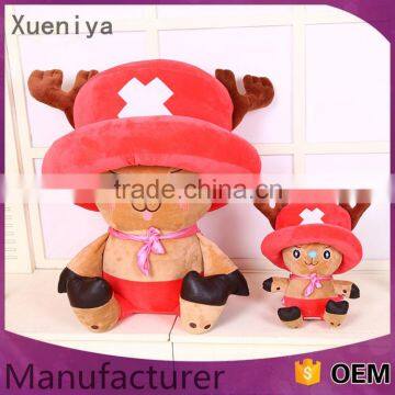 Japanese Cartoon Toys Custom Stuffed Chopper Doll Plush One Piece Toy