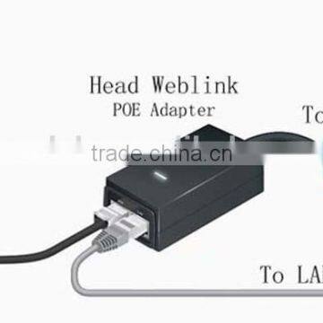 Low cost 24V 0.5A POE Adapter for router, CPE industrial use