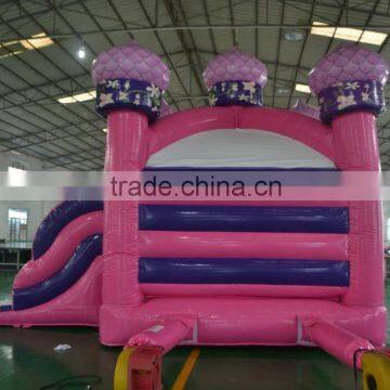 2016 New Design Gaint Inflatable Pink Snow White Combo Castle Combo With Slide for Sale Outdoors photo-6