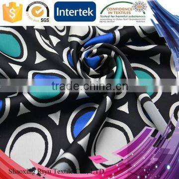 Hot sale baisic 85GSM polyester satin print fabric in China