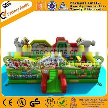 Building Theme Inflatable Combo,inflatable Amusement Equipment A3081