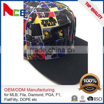 New Style High Quality Blank Hip-Hop Snapback Hats Custom Design Adjustable Hip-Hop Caps