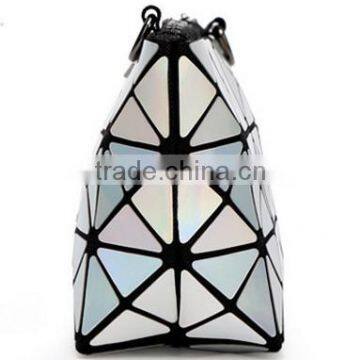 2016 Newest Design Lady Small Handbags With Plastic Check photo-3