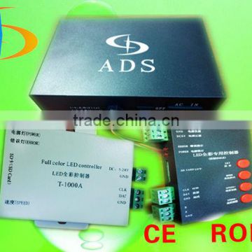 Hot selling Max 2048 points Programmable sd card led controller T-1000