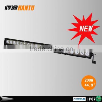 45" 200W single row led offroad light bar 10W led chips head light led FOSHAN