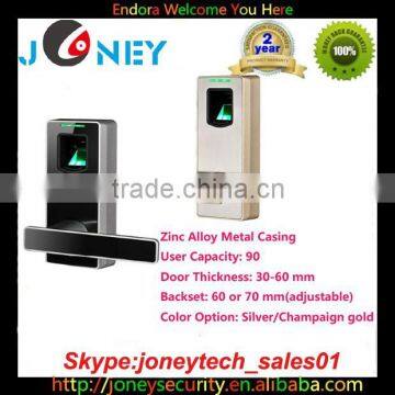 Zinc Alloy Metal Casing Biometric Safe Lock With Keypad