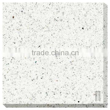 Engineered quartz crystal white sand quartz stone countertops