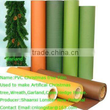 PVC Rigid Sheet used for Christmas Garland (Wreath,Cane)