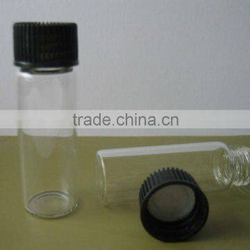 Black Plastic Cap for Glass Vial, Item:B-2