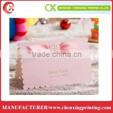 Embossing Surface Finish invitation card printing