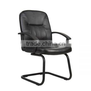 2014 HC-A055V Middle Back Steel Chromed Office Chairs Without Wheels