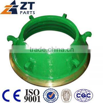 Bowl liner for cone crusher parts