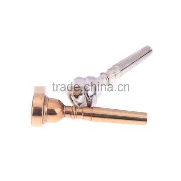 Gold-plating 3C Trumpet Mouthpiece Copper Alloy Durable Stylish Golden photo-3