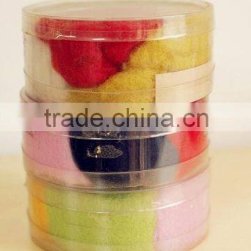 Dyed 100% Merino Raw Wool for Wet and Dry Felting photo-2