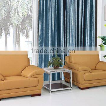 Comfortable Sectional sofa fabric sofa green color for office G-334