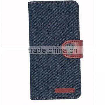 Denim Stand pu Leather Phone Case Card Slots for Alcatel Flash 3 2 One Touch Pop Star 3 5 Fierce xl Pixi 3 (4.5) photo-2