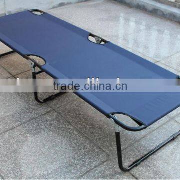 600D polyester portable adult single beds for siesta