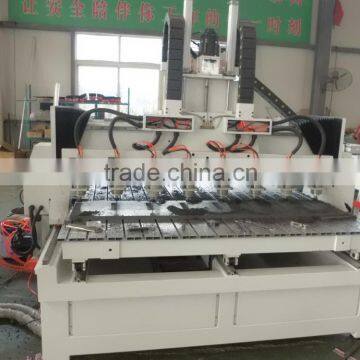 Multi Heads 4axis 3d Rotary Sculpture Carving Cnc Router Machine photo-2