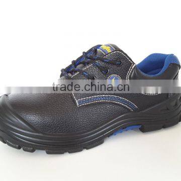 low price good quality genuine leather PU sole safety footwear