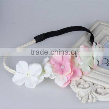 Hot Summer Bride Wreaths Garland Flower Crown Headband Beautiful Rose Floral Headband Headwear Hair Accessories #F-1339