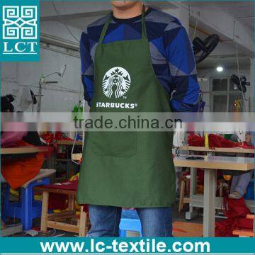 custom made print star bucks coffee uniform waiter barista apron