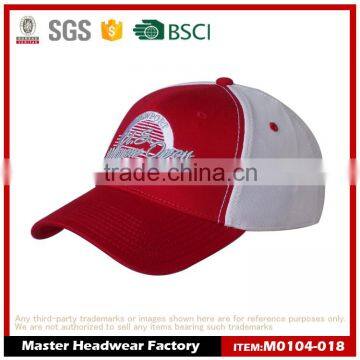 spandex cotton and mesh flex fitted cap with embroidery