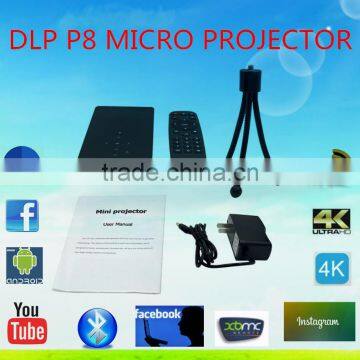 P8 LED mini projector specifications with RGB LED cheapest projector price and WIFI