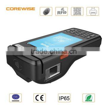 2016 New Coming Hot Sale Rugged Android handheld pos devices with printer,mobile pos terminal,handheld 4G LTE Smart Phone