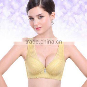 New item adjustment back sport bra hot sex yellow women's sport bra