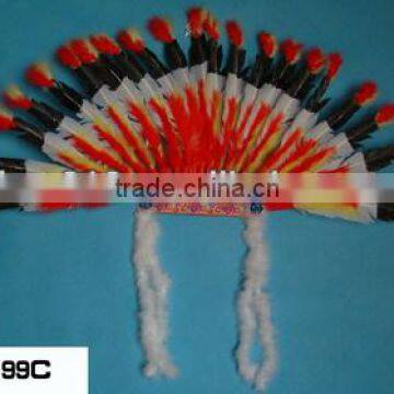 Indian Feather headgear-1