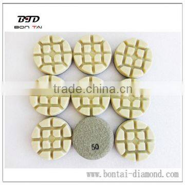 3" 80mm Concrete and Terrazzo Floor Diamond Polishing Pads Dry use High Glossy 50-3000 Grits