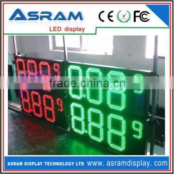 Led Time Temperature Display/ Led Gas Station Price Signs/ Large Screen Indoor and Outdoor Weather Station