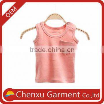sleeveless tee shirt basic baby t shirt babies collar Shirts