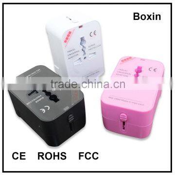 Low Price Price Universal Multi Travel Adapter With 2 Usb Charger photo-2