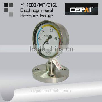 Diaphragm Seal Pressure Gauge With Glycerin Filled photo-3