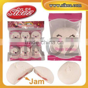 SK-M165 Jelly filled marshmallow with fruit jam